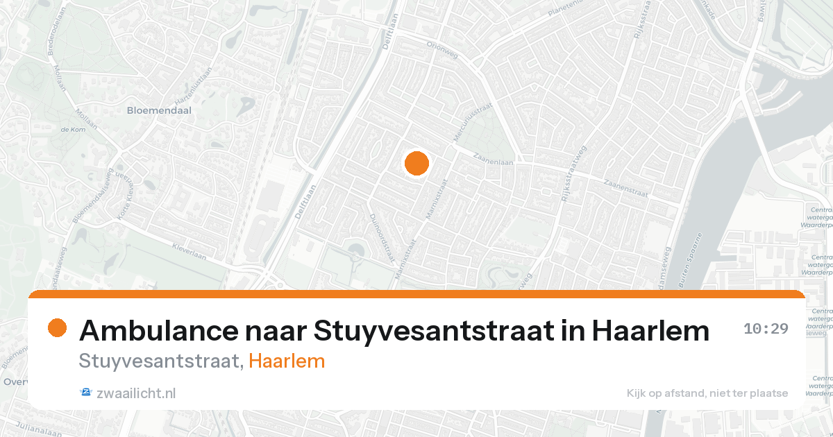 Ambulance naar Stuyvesantstraat in Haarlem — 7 feb 2026