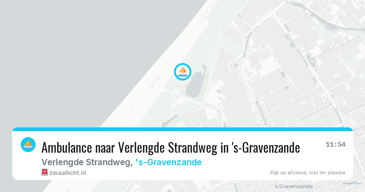 Ambulance naar Verlengde Strandweg in 's-Gravenzande — 14 aug 2026