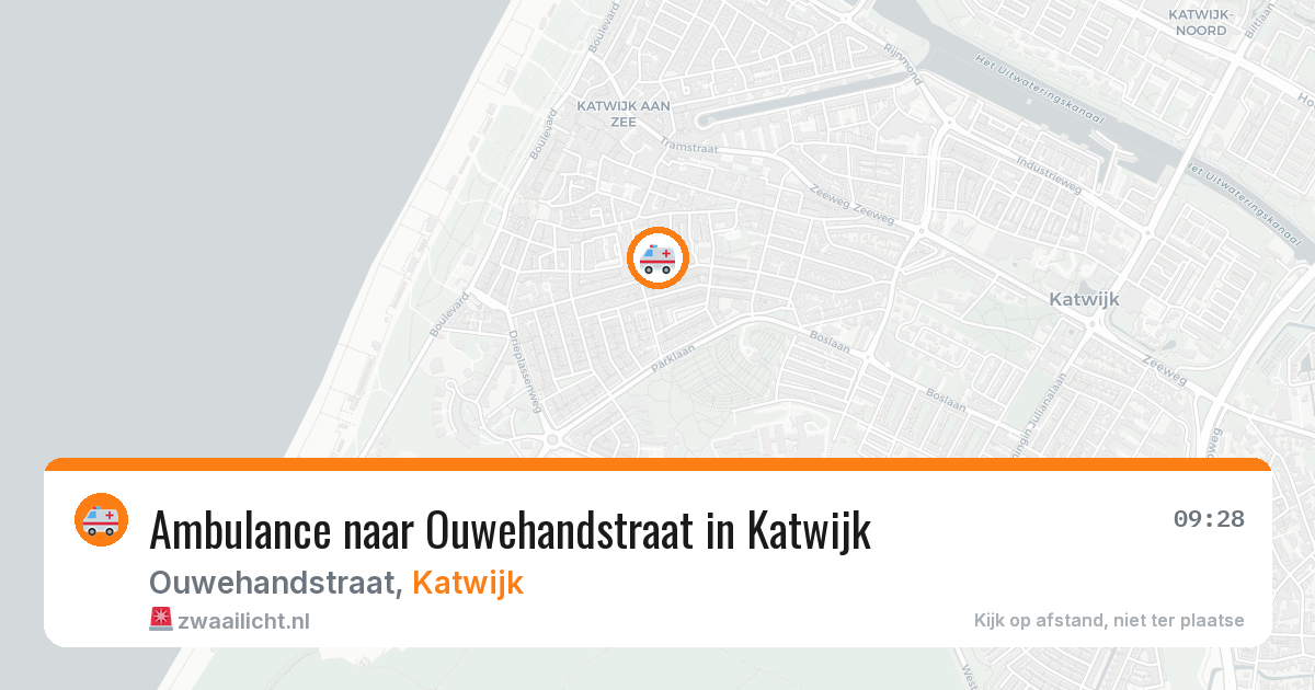 Ambulance naar Ouwehandstraat in Katwijk — 29 jan 2026