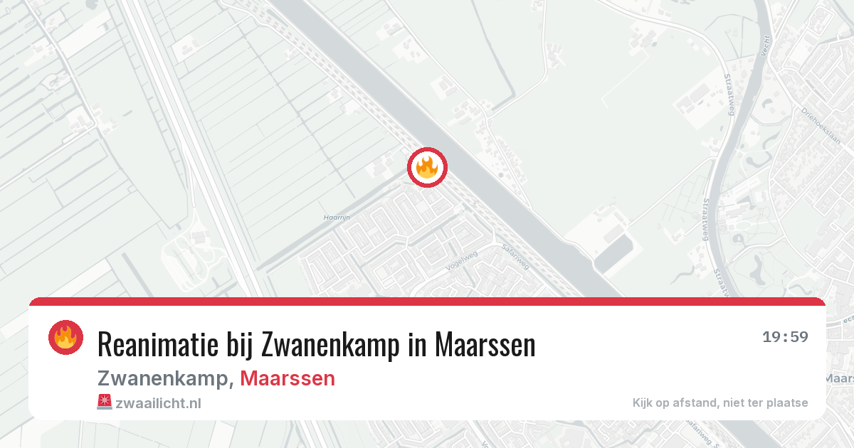 Reanimatie bij Zwanenkamp in Maarssen — 8 jun 2026