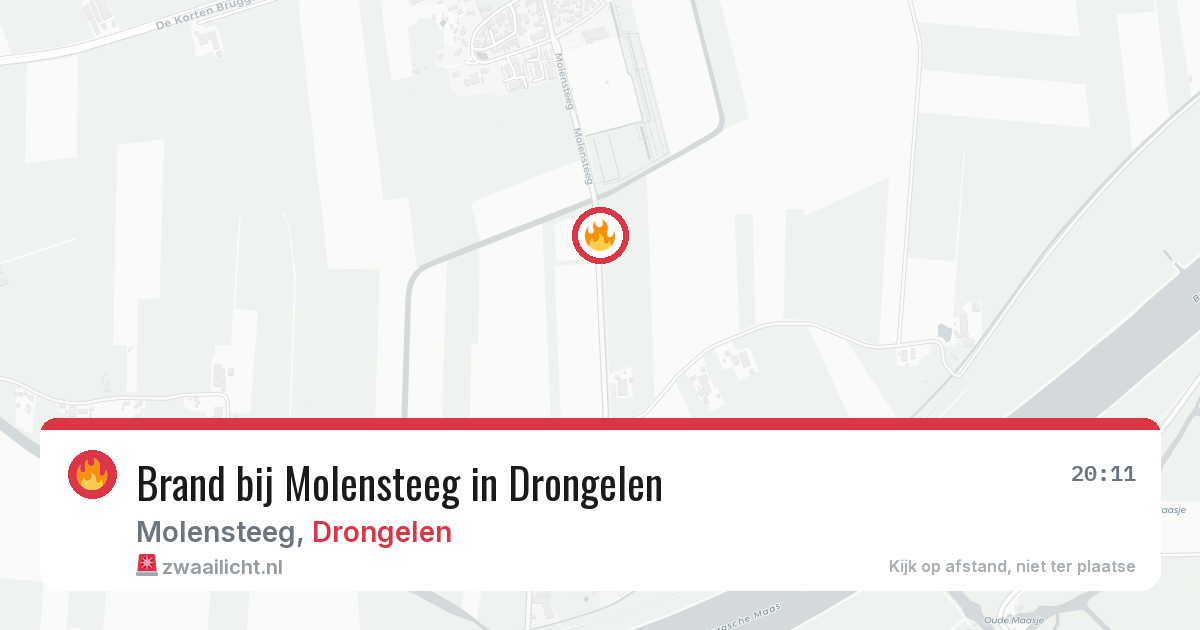 Brand bij Molensteeg in Drongelen — 8 jun 2026