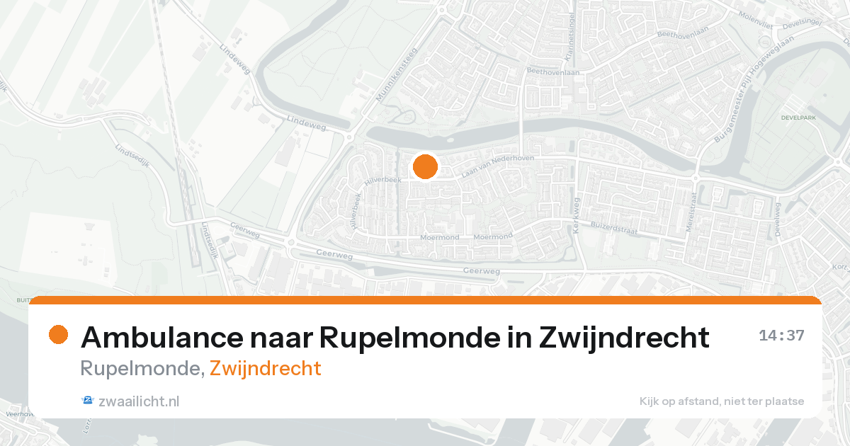 Ambulance naar Rupelmonde in Zwijndrecht — 20 aug 2026