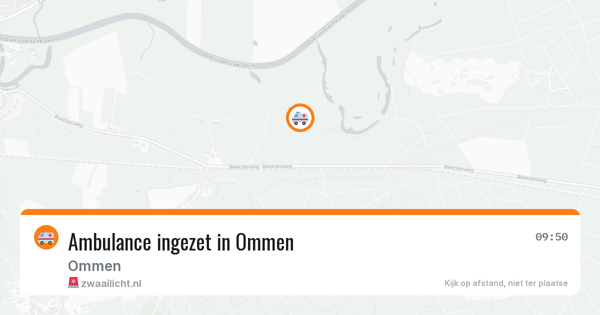 Ambulance ingezet in Ommen — 9 aug 2026