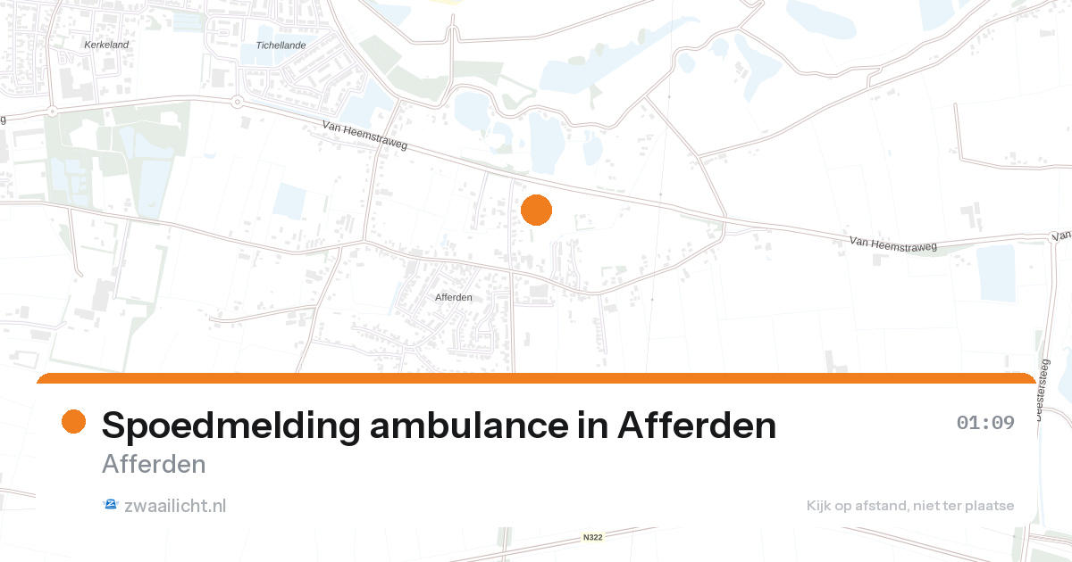 Spoedmelding ambulance in Afferden — 7 feb 2026