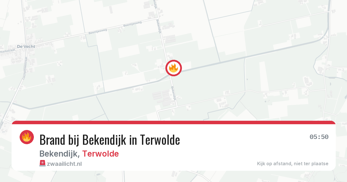 Brand bij Bekendijk in Terwolde — 28 jun 2026