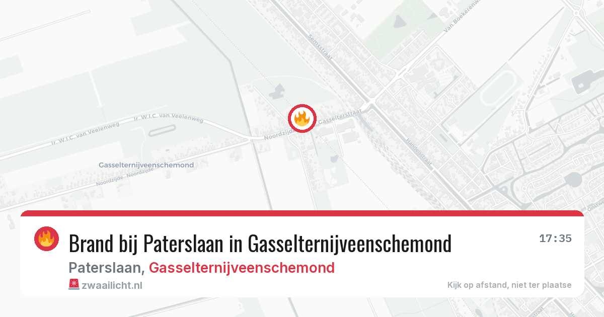 Brand bij Paterslaan in Gasselternijveenschemond — 15 jun 2026