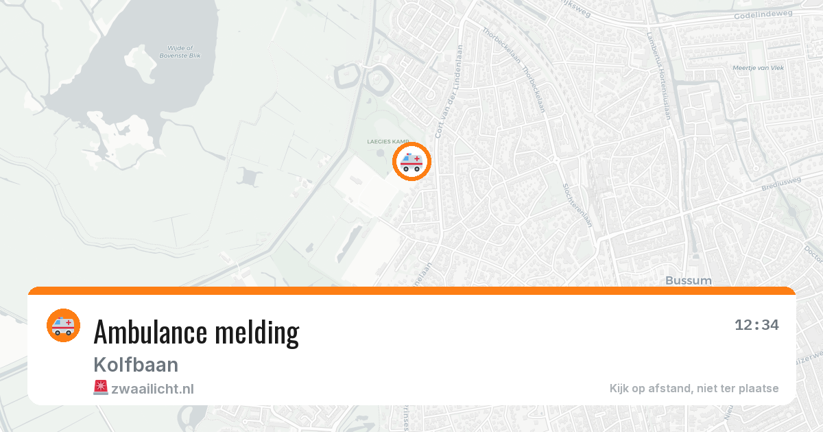 Ambulance melding — 9 feb 2026