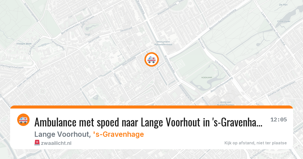 Ambulance met spoed naar Lange Voorhout in 's-Gravenhage — 10 feb 2026