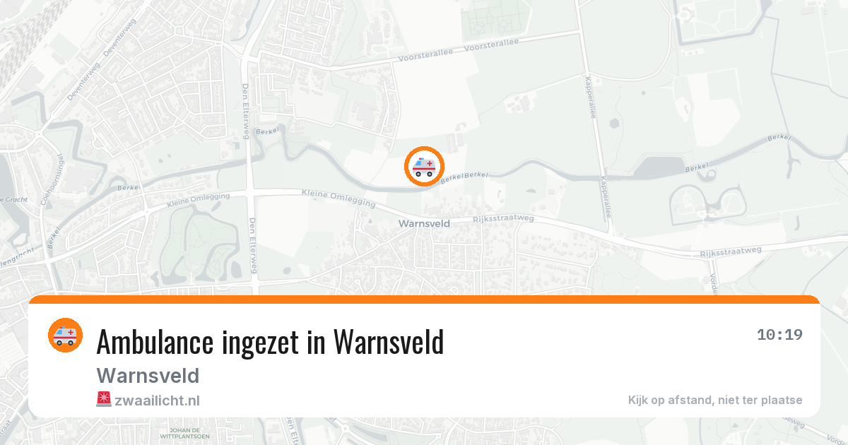 Ambulance ingezet in Warnsveld — 30 jan 2026