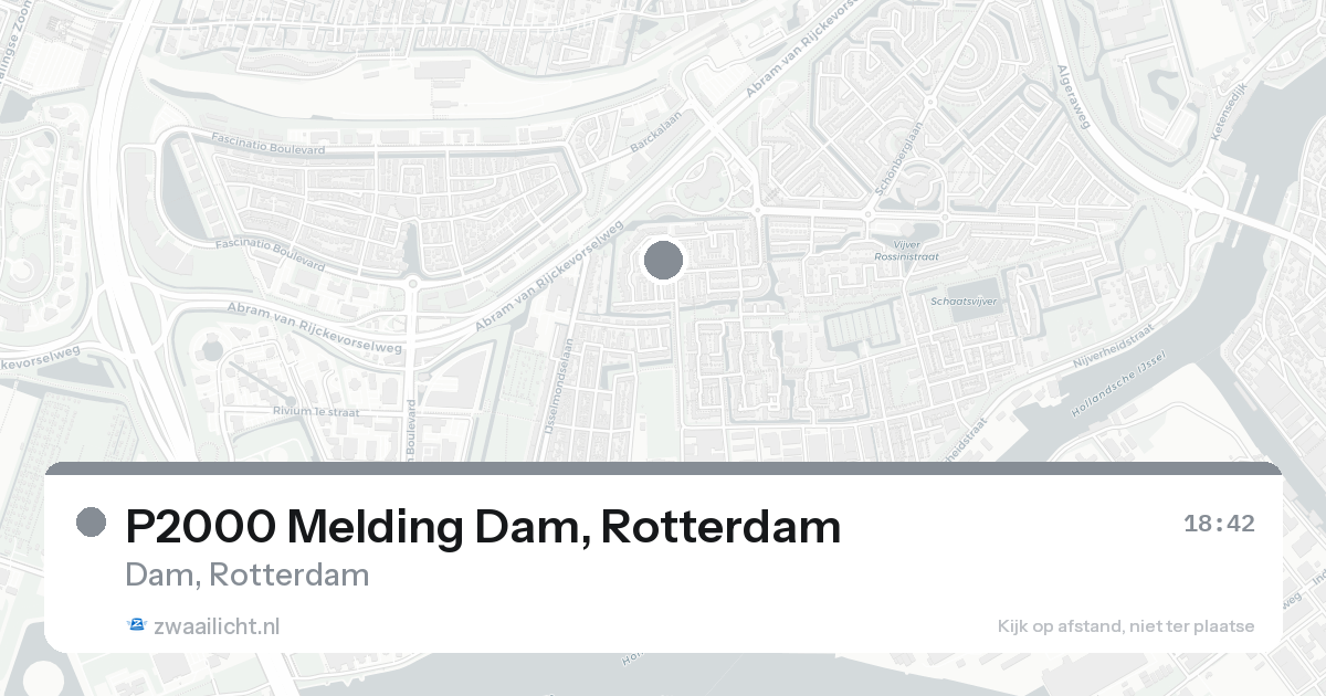 P2000 Melding Dam, Rotterdam — 7 feb 2026