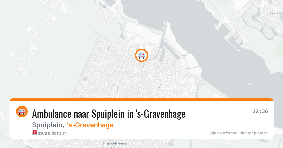Ambulance naar Spuiplein in 's-Gravenhage — 4 apr 2026