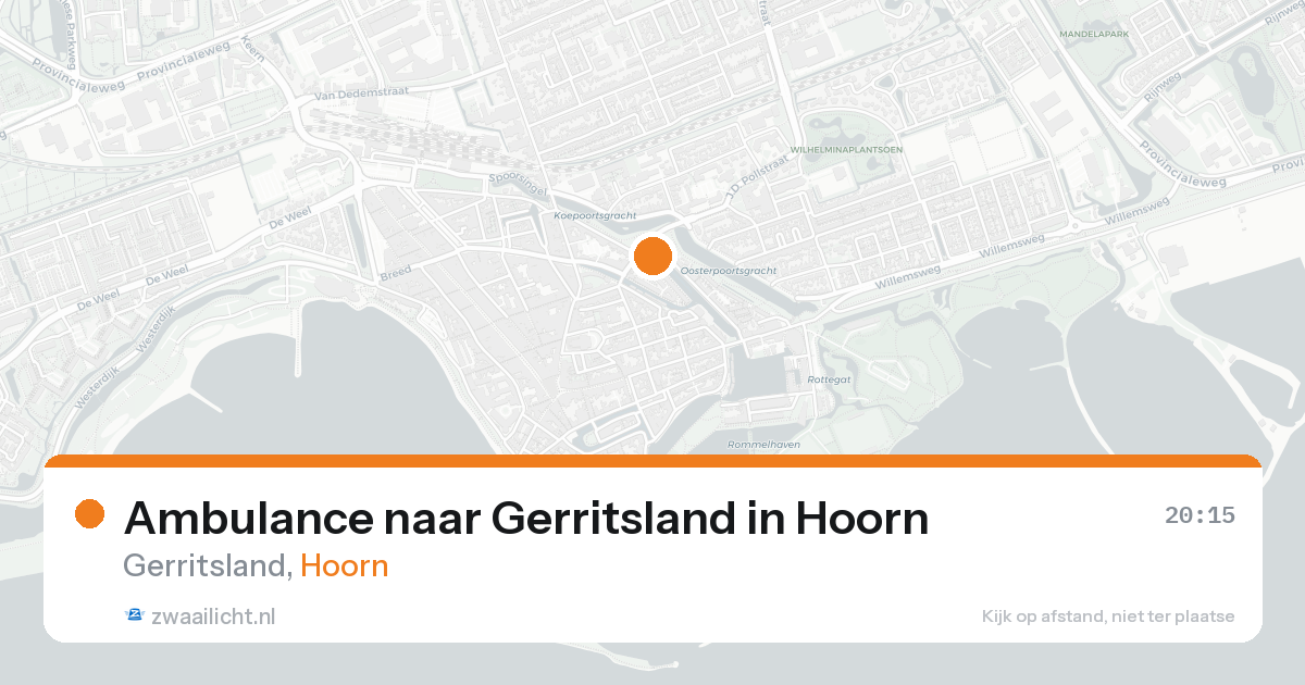 Ambulance naar Gerritsland in Hoorn — 7 feb 2026