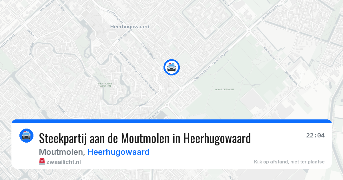 Steekpartij aan de Moutmolen in Heerhugowaard — 2 apr 2026