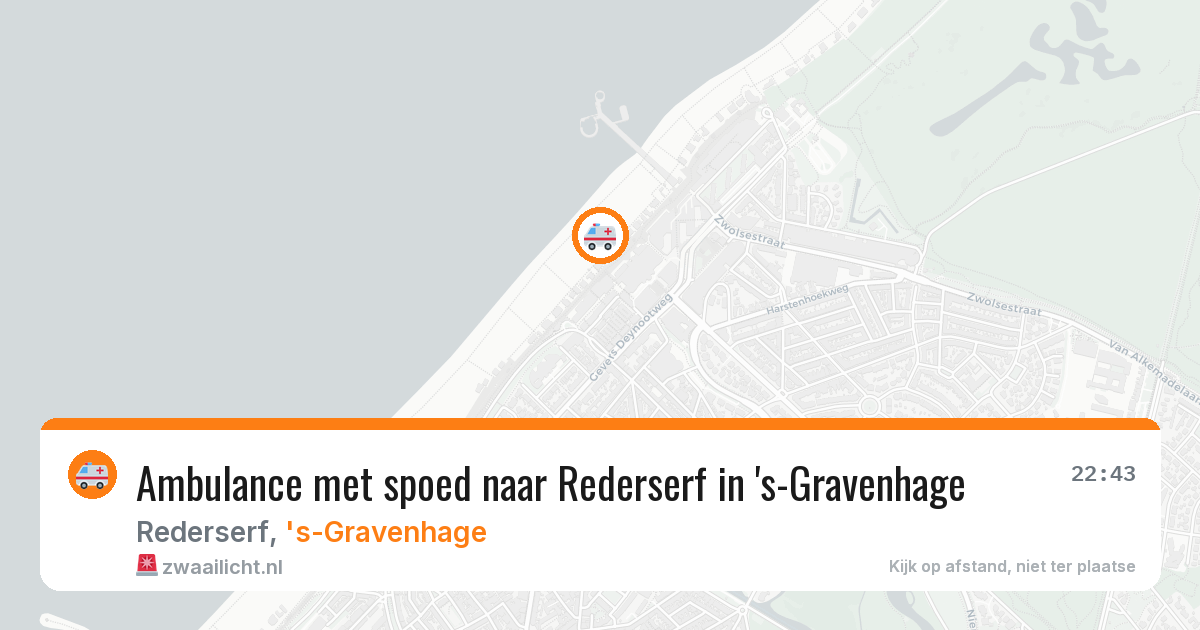Ambulance met spoed naar Rederserf in 's-Gravenhage — 27 mei 2026