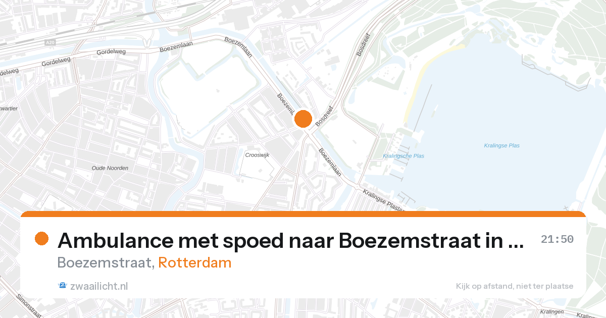 Ambulance met spoed naar Boezemstraat in Rotterdam — 7 feb 2026