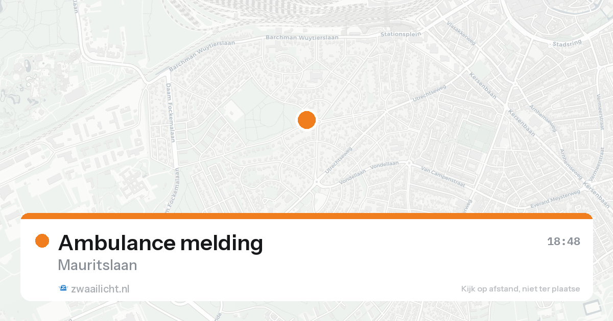 Ambulance melding — 19 mei 2026