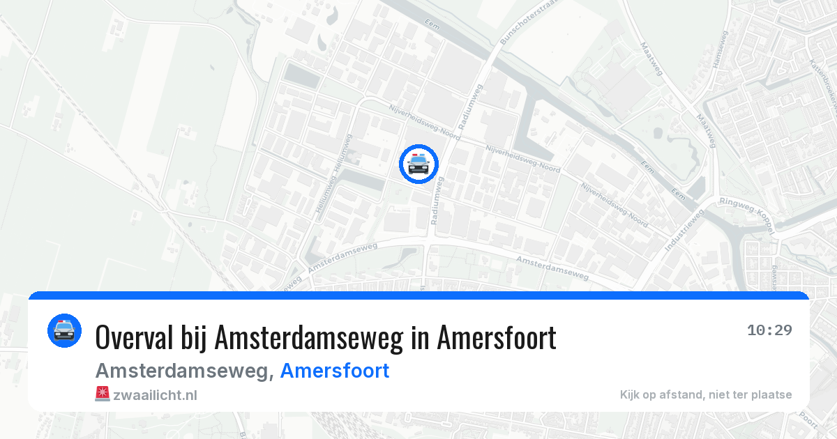 Overval bij Amsterdamseweg in Amersfoort — 23 apr 2026