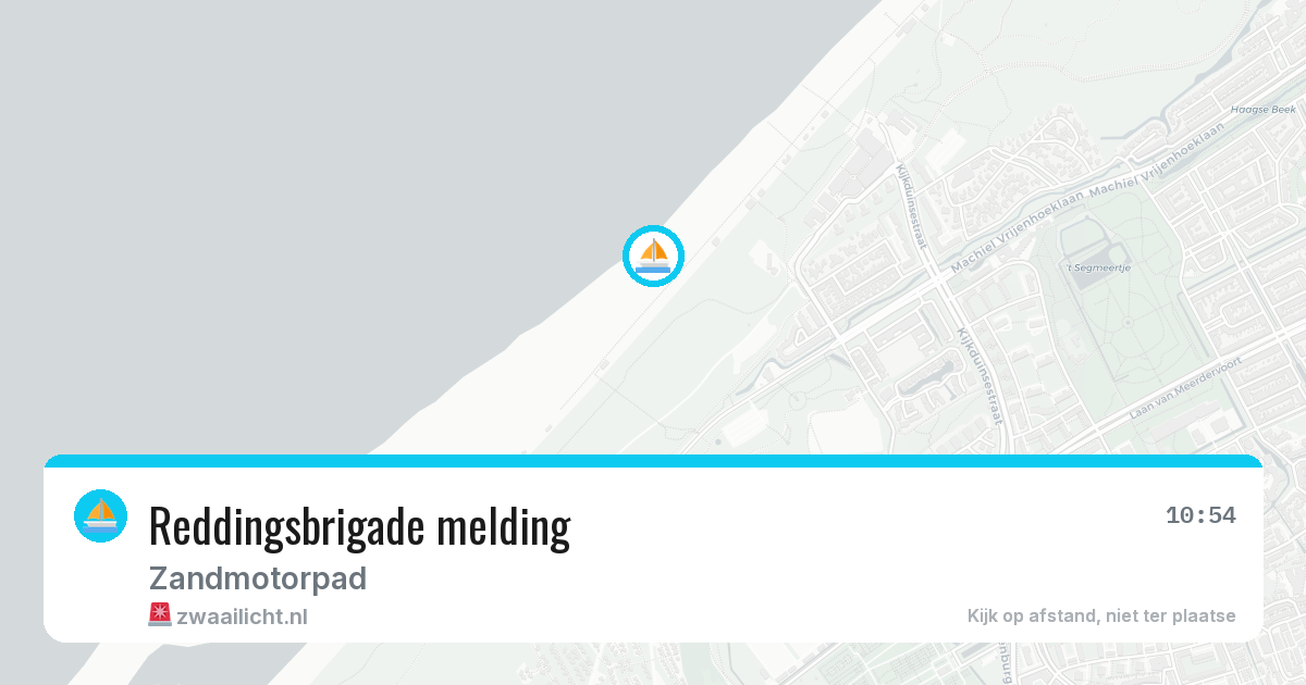 Reddingsbrigade melding — 7 jun 2026
