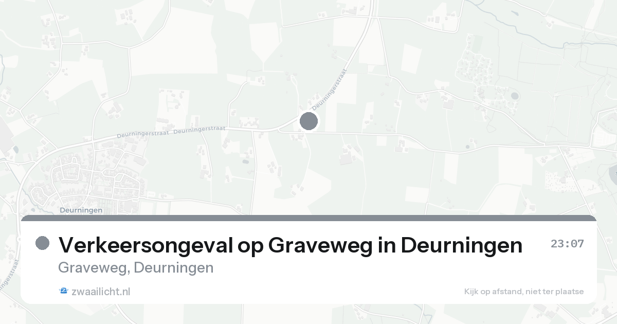 Verkeersongeval op Graveweg in Deurningen — 7 aug 2026