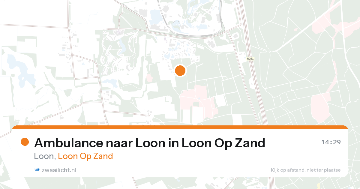 Ambulance naar Loon in Loon Op Zand — 28 jun 2026