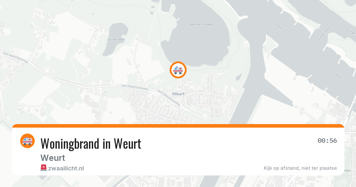 Woningbrand in Weurt — 19 jun 2026