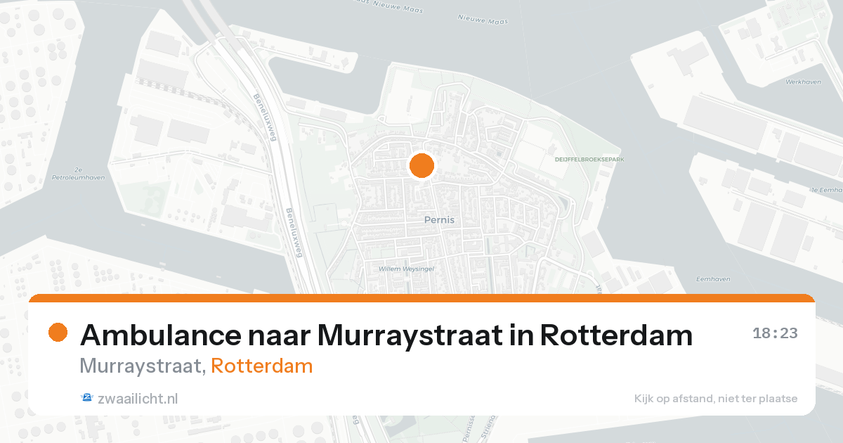 Ambulance naar Murraystraat in Rotterdam — 31 jan 2026