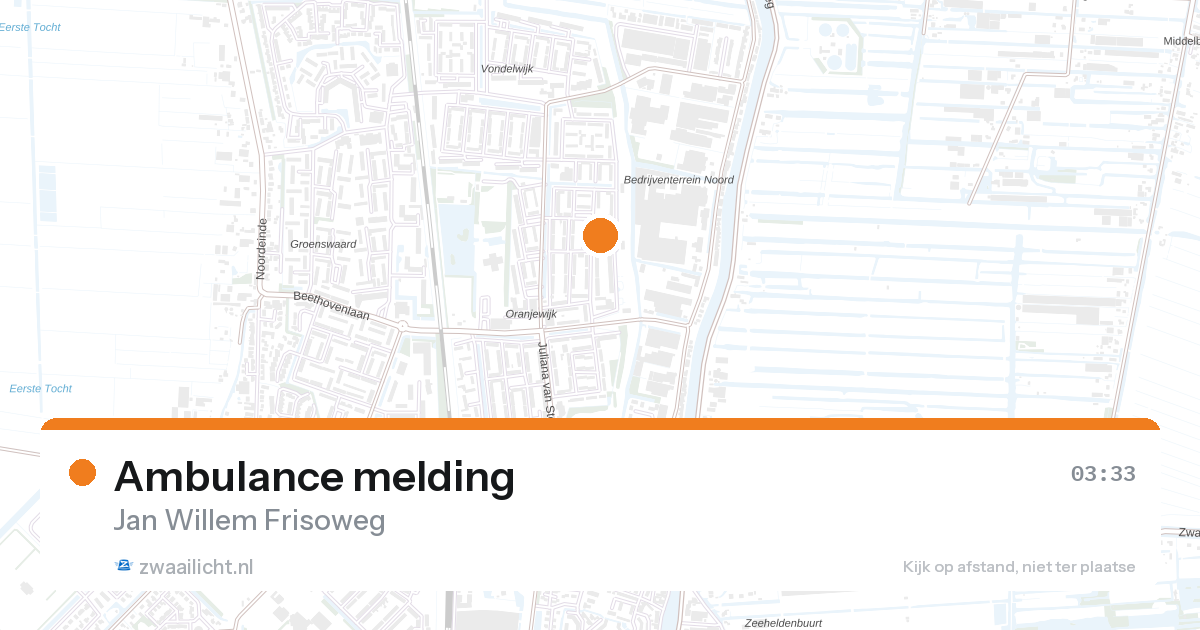 Ambulance melding — 7 feb 2026
