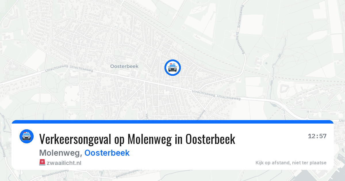 Verkeersongeval op Molenweg in Oosterbeek — 27 mei 2026