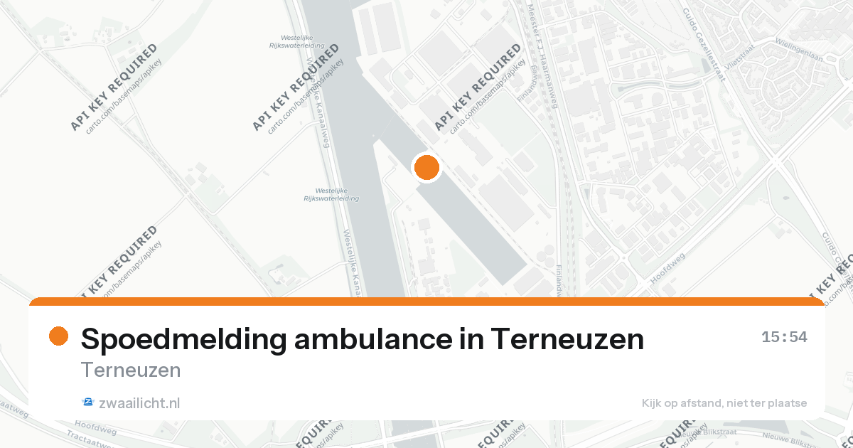 Spoedmelding ambulance in Terneuzen — 26 aug 2026