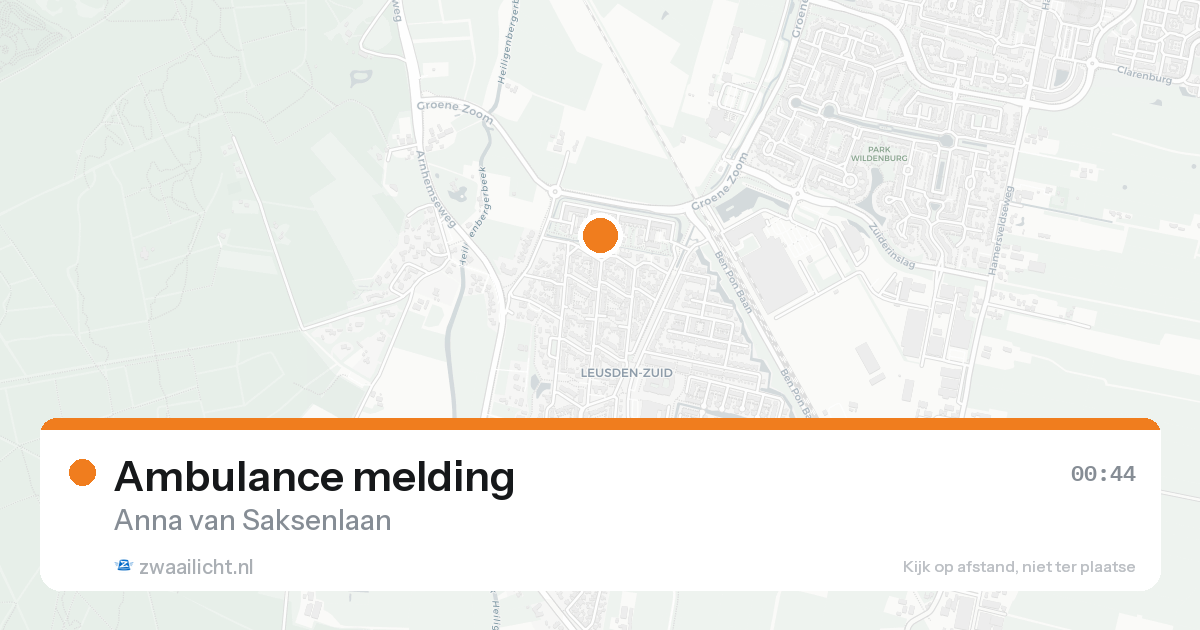 Ambulance melding — 30 jan 2026