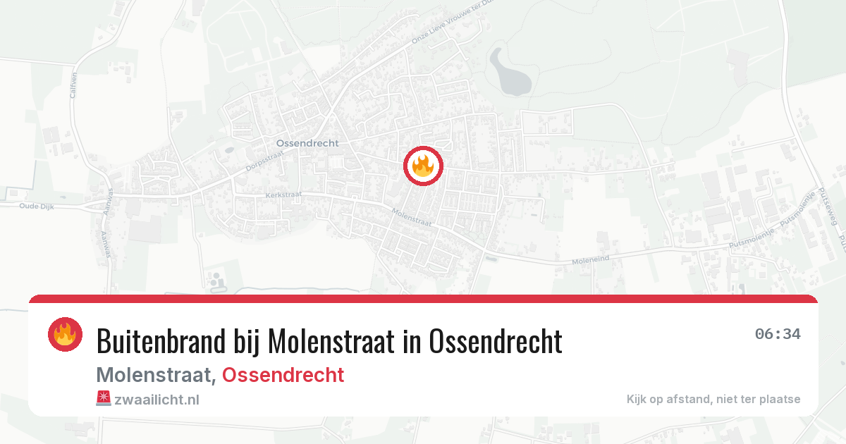 Buitenbrand bij Molenstraat in Ossendrecht — 15 jul 2026