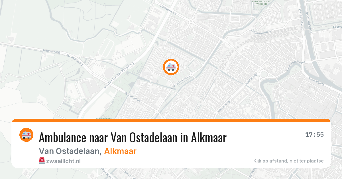 Ambulance naar Van Ostadelaan in Alkmaar — 17 jun 2026