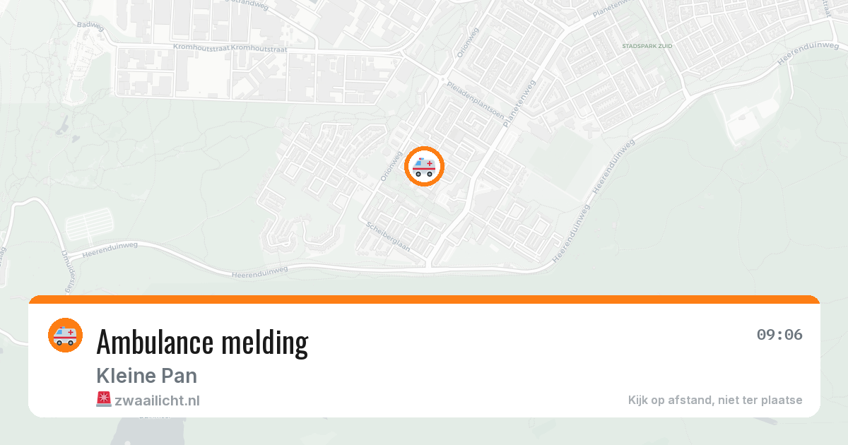 Ambulance melding — 6 apr 2026