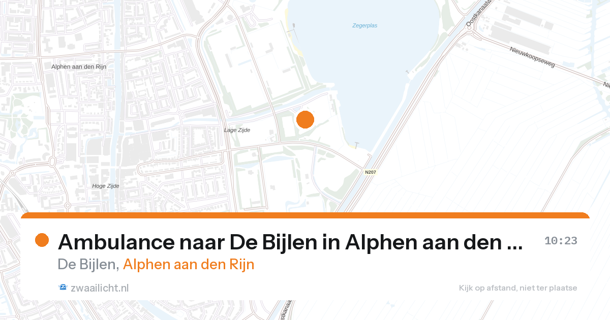 Ambulance naar De Bijlen in Alphen aan den Rijn — 28 aug 2026