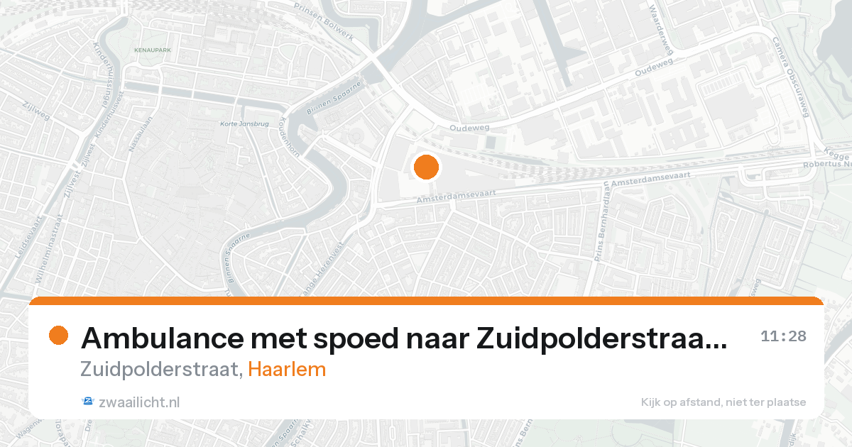 Ambulance met spoed naar Zuidpolderstraat in Haarlem — 31 jan 2026