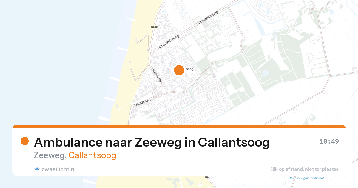 Ambulance naar Zeeweg in Callantsoog — 13 jun 2026