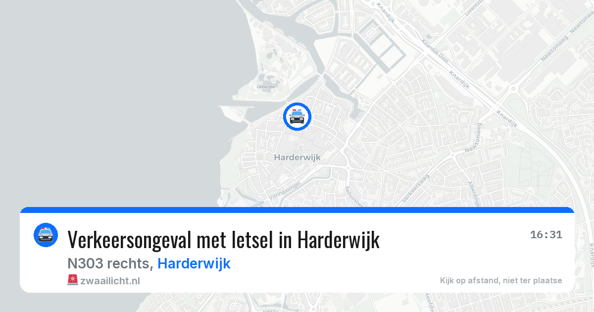 Verkeersongeval met letsel in Harderwijk — 9 jun 2026