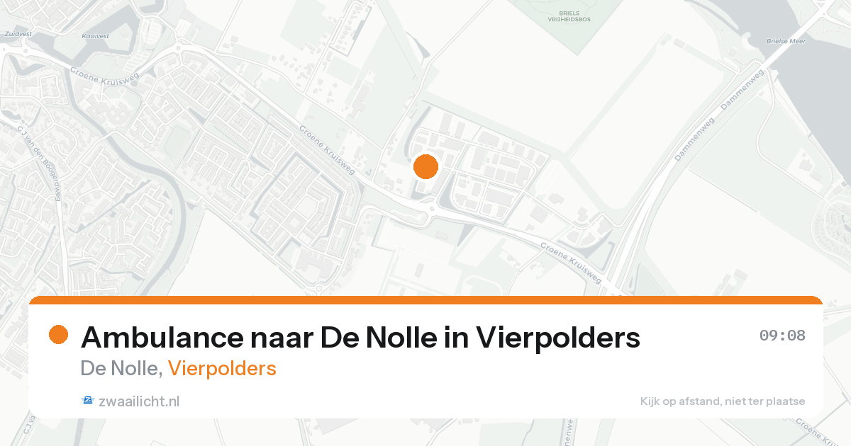 Ambulance naar De Nolle in Vierpolders — 26 mei 2026