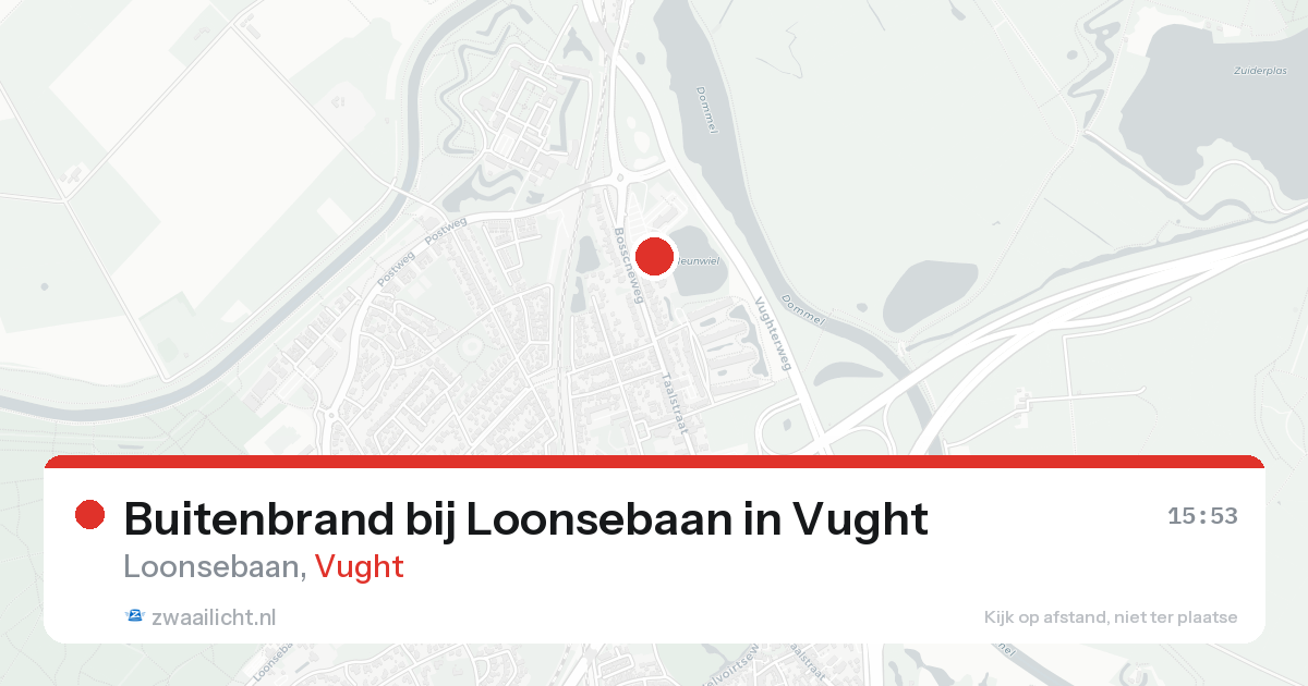 Buitenbrand bij Loonsebaan in Vught — 20 mrt 2026
