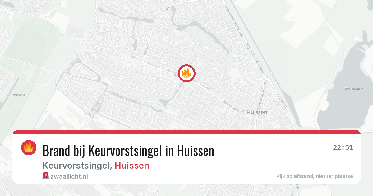 Brand bij Keurvorstsingel in Huissen — 3 mei 2026