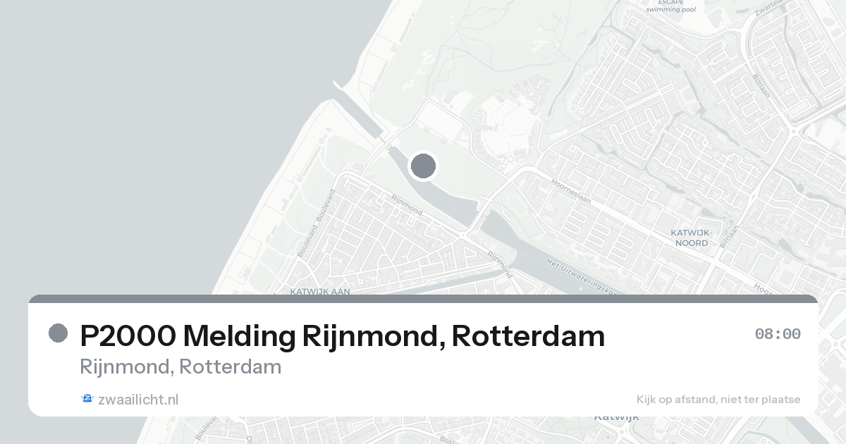 P2000 Melding Rijnmond, Rotterdam — 24 aug 2026
