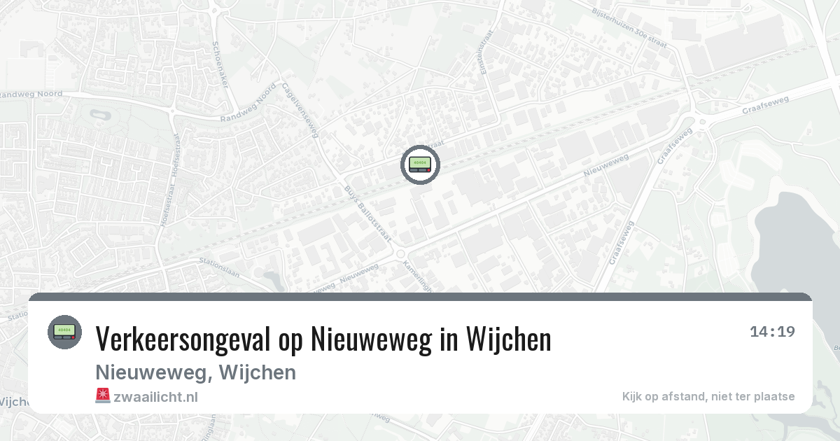 Verkeersongeval op Nieuweweg in Wijchen — 29 jan 2026