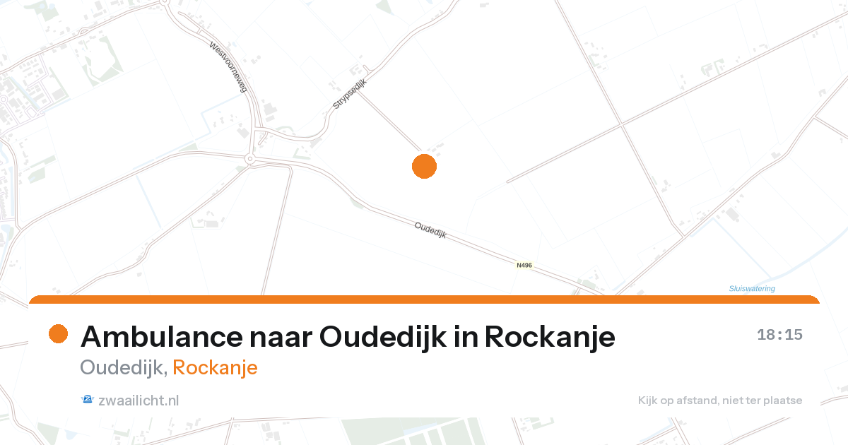 Ambulance naar Oudedijk in Rockanje — 28 aug 2026