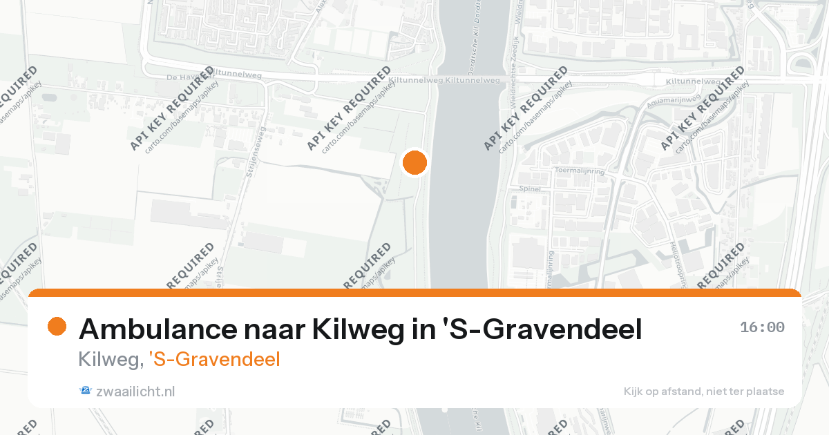 Ambulance naar Kilweg in 'S-Gravendeel — 26 aug 2026