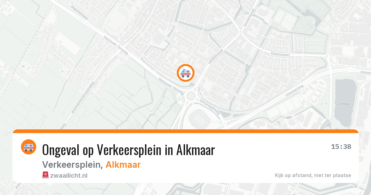 Ongeval op Verkeersplein in Alkmaar — 5 mrt 2026