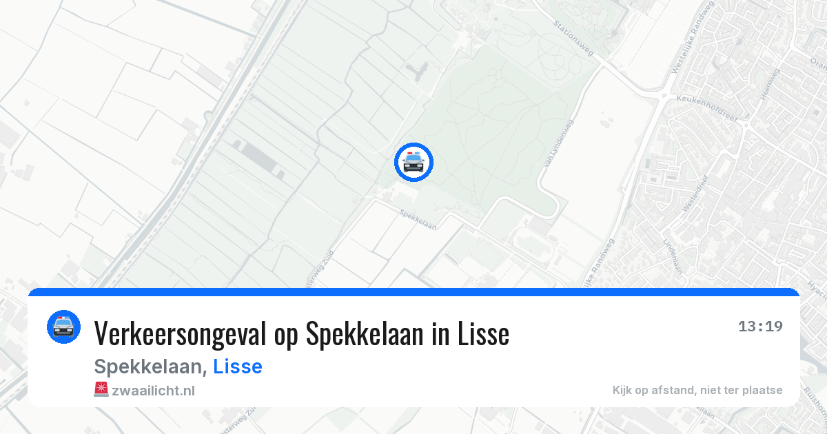 Verkeersongeval op Spekkelaan in Lisse — 29 mei 2026