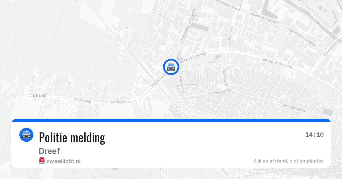 Politie melding — 14 jun 2026