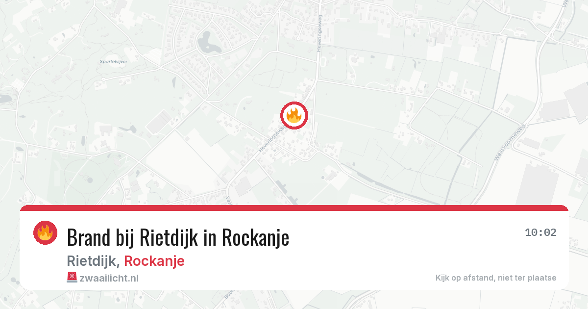 Brand bij Rietdijk in Rockanje — 21 mrt 2026