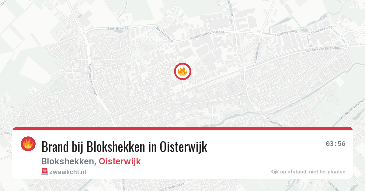 Brand bij Blokshekken in Oisterwijk — 28 jun 2026