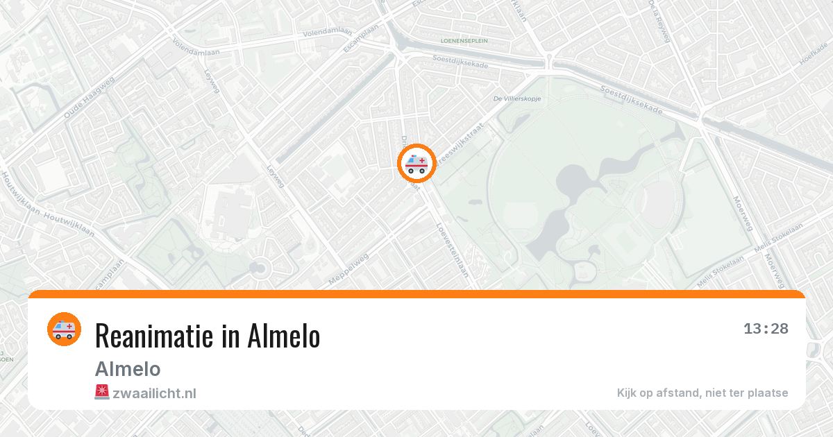 Reanimatie in Almelo — 18 jan 2026